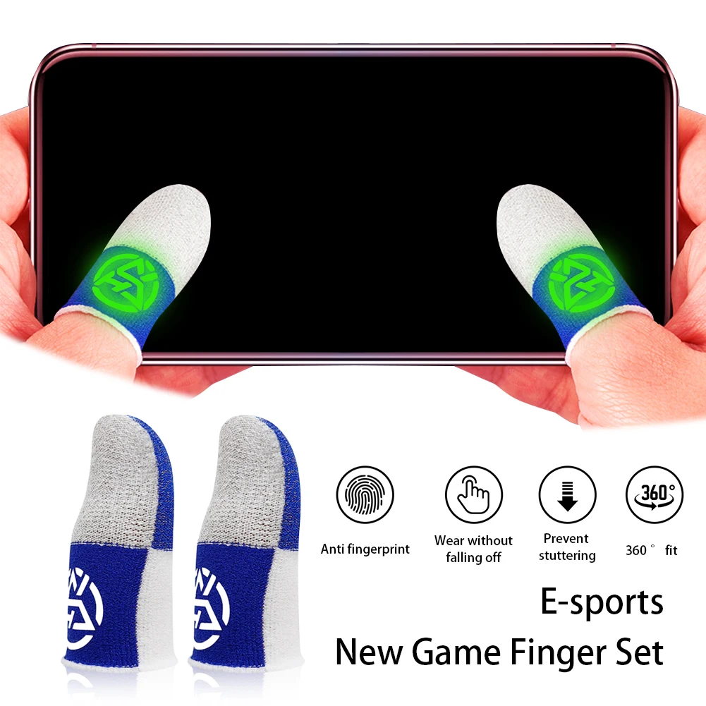 Gaming Accessories Mobile - 1Pair Fingertips Cover For PUBG Mobile