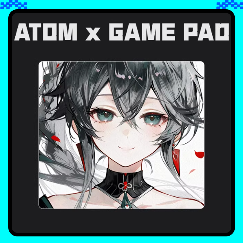 Gaming Accessories For Valorant - ATOM Resin Gaming Mousepad FPS Speed