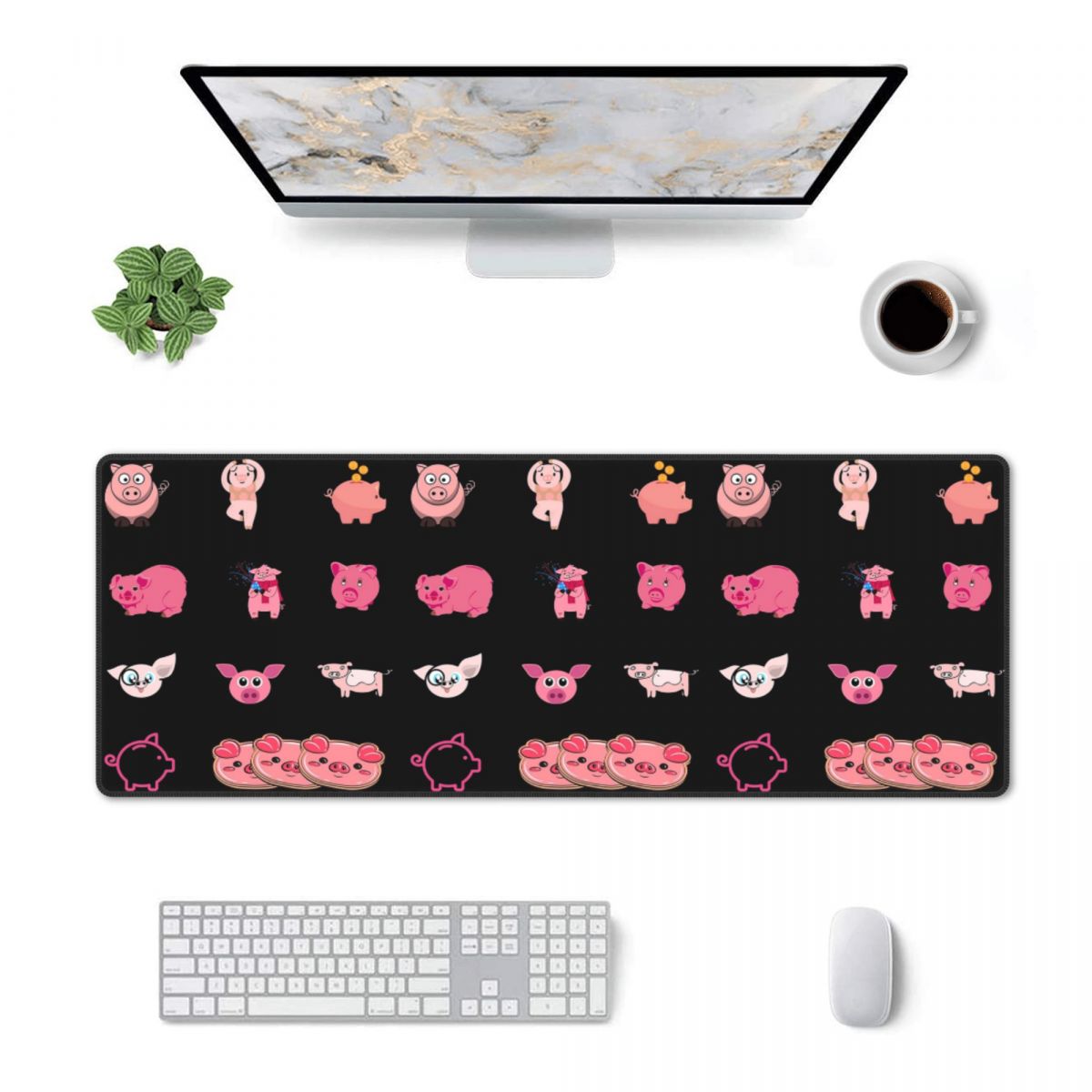 Gaming Accessories Pack - Large Mouse Pad National Pig Day