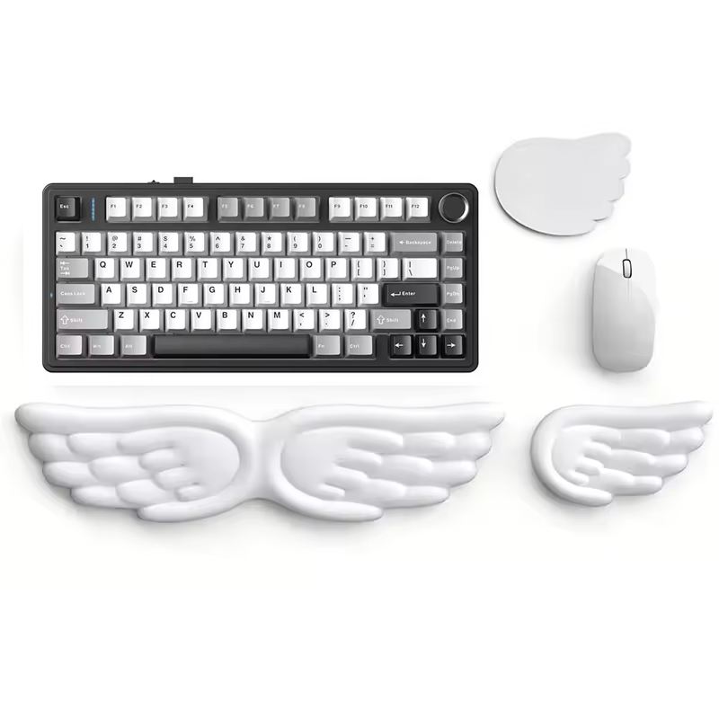 Gaming Accessories Girls - Mechanical Keyboard Mouse Wrist Rest Angel