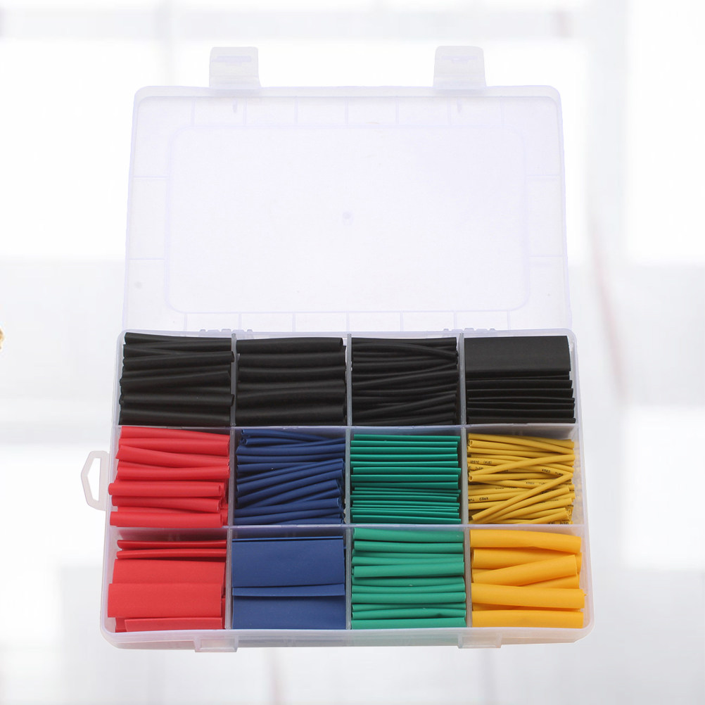 Sleeved Cable Kit - 530Pcs Heat Shrink Tube Kit Durable