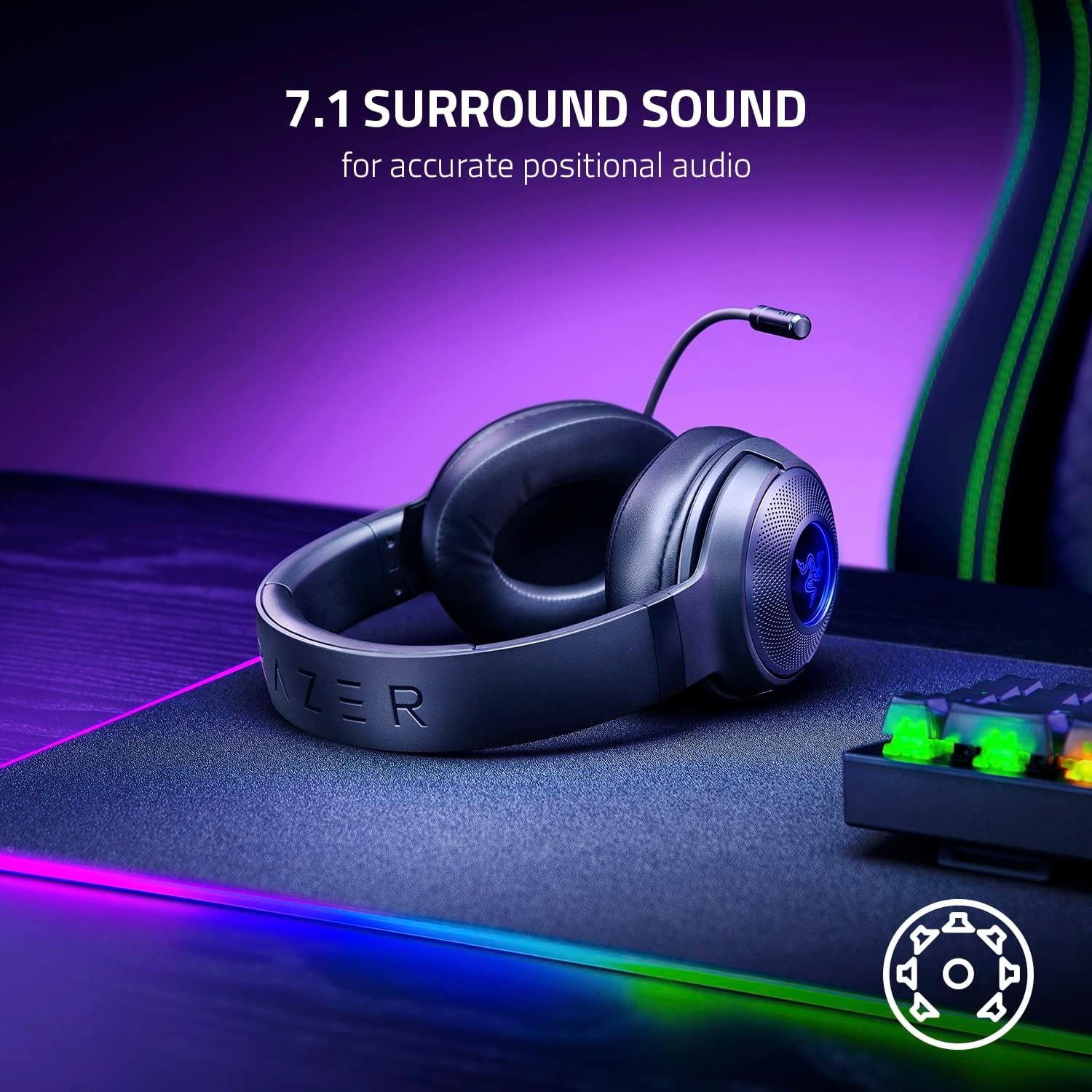 Razer Kraken V3 X Wired USB Ga - Gaming Accessories Razer ulasan dan harga