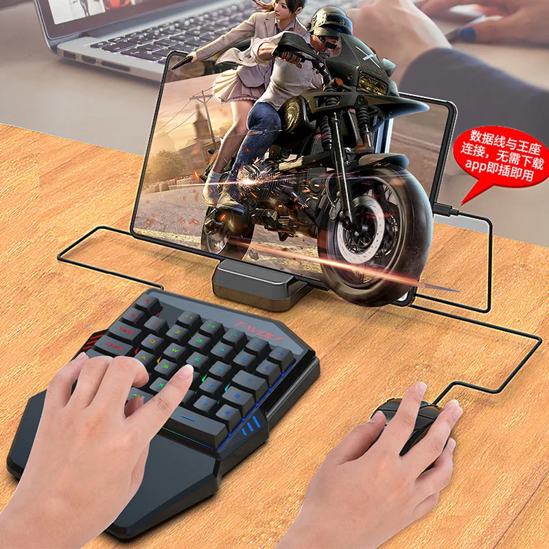T-WOLF TF900 One Handed Keyboa - Gaming Accessories Mobile ulasan dan harga