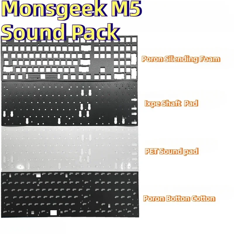Monsgeek M5 Sound Pack/ Plate  - Gaming Accessories Pack ulasan dan harga