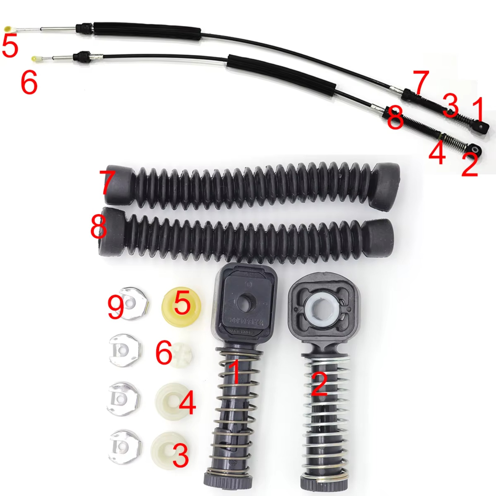 Manual Gear Shift Selector Lev - Sleeved Cable Kit ulasan dan harga