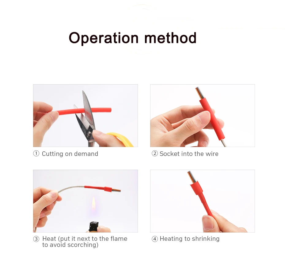 580pcs/Set Waterproof Shrinkag - Sleeved Cable Kit ulasan dan harga