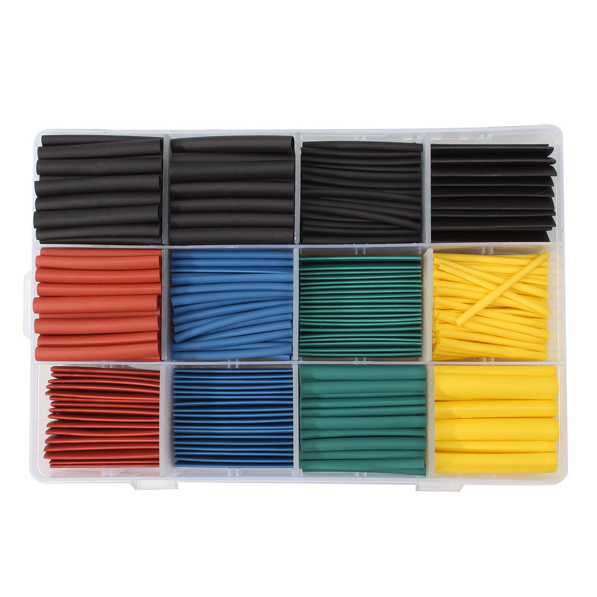 520Pcs Heat Shrink Tube Assort - Sleeved Cable Kit ulasan dan harga