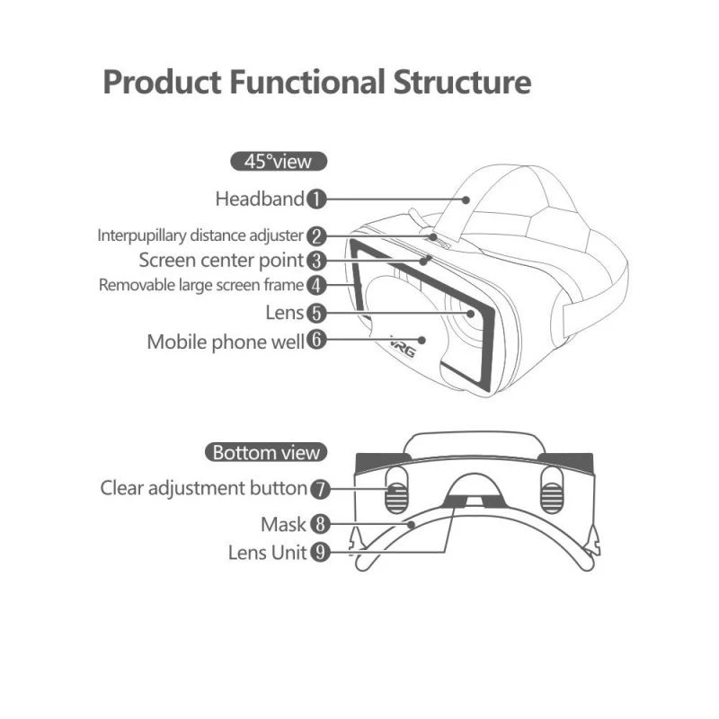 VRG Pro Virtual Reality VR Gla - Gaming Accessories Mobile ulasan dan harga