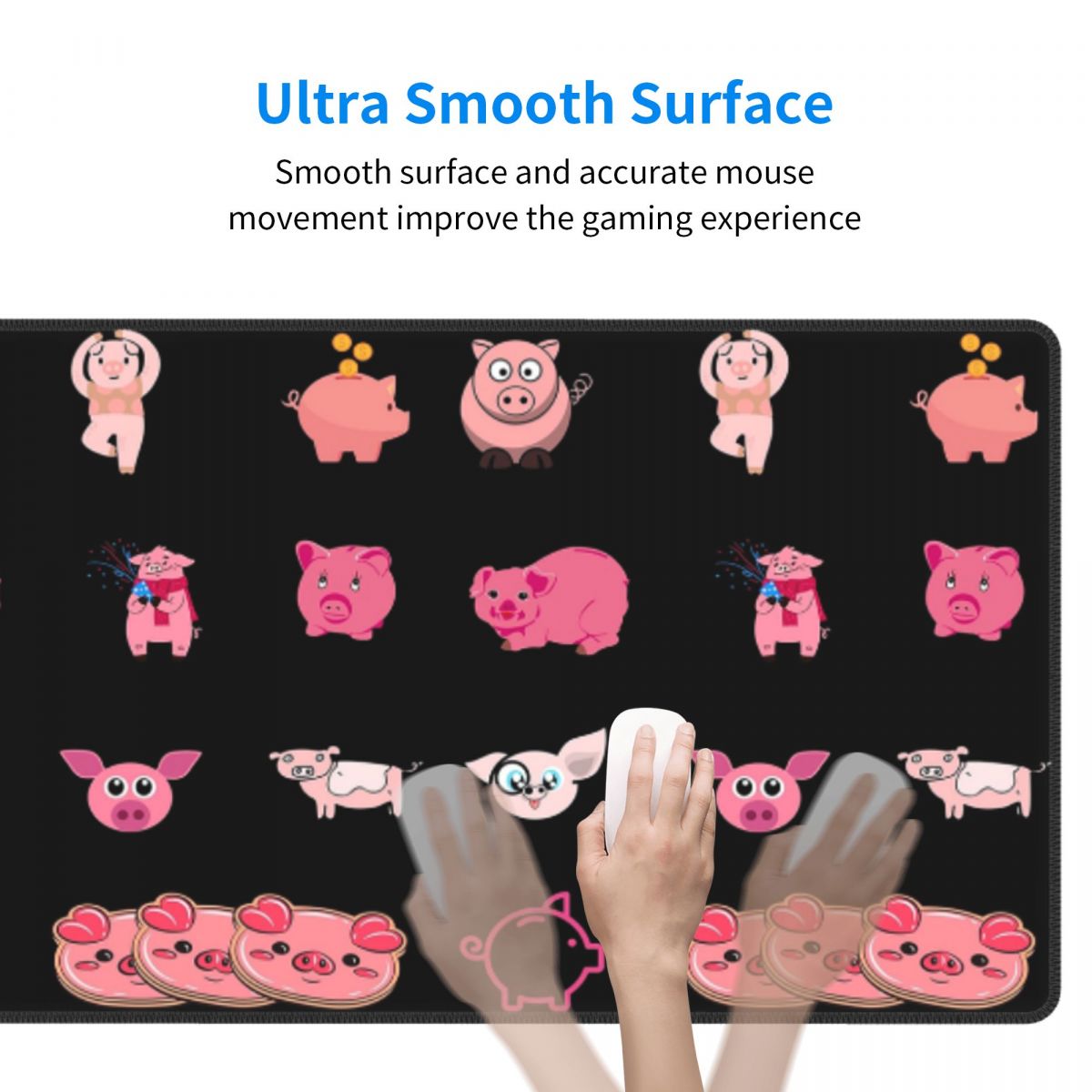 Large Mouse Pad National Pig D - Gaming Accessories Pack ulasan dan harga