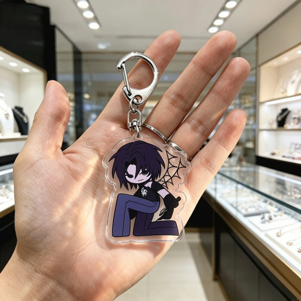 Cute Cartoon Chibi Keychains A - Gaming Accessories Cute ulasan dan harga