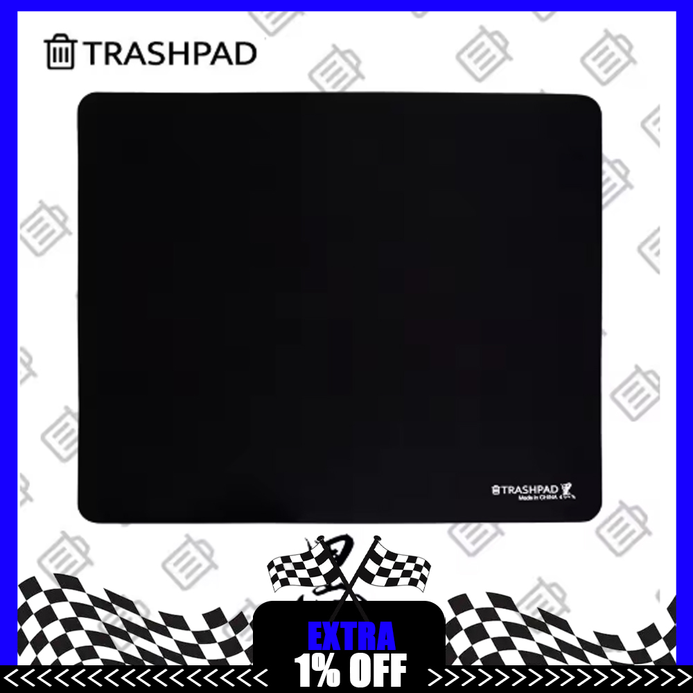 TRASHPAD BLACK Gaming Mousepad - Gaming Accessories For Valorant ulasan dan harga
