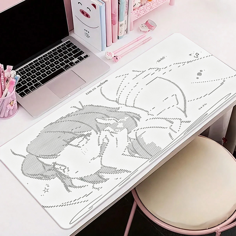 1Pcs Leather Mouse Pad Anime A - Gaming Accessories Girls ulasan dan harga
