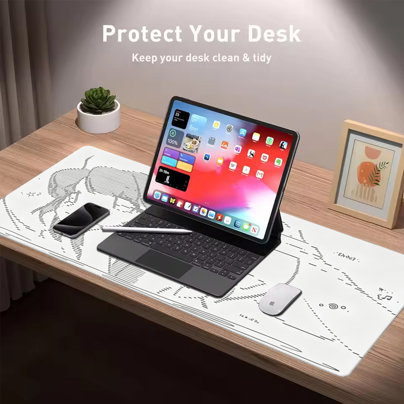 1Pcs Leather Mouse Pad Anime A - Gaming Accessories Girls ulasan dan harga