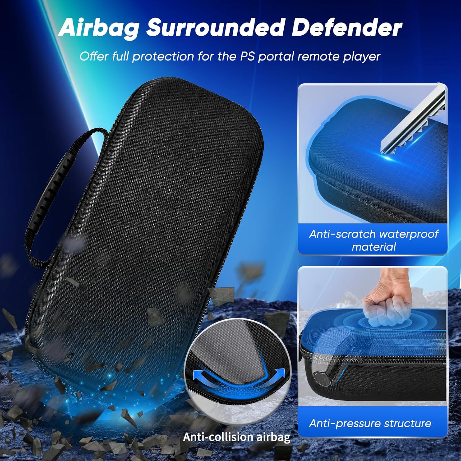 Hard Carrying Case for PS Port - Gaming Accessories Pack ulasan dan harga